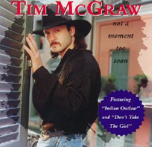 Tim McGraw Not A Moment Too Soon album cover