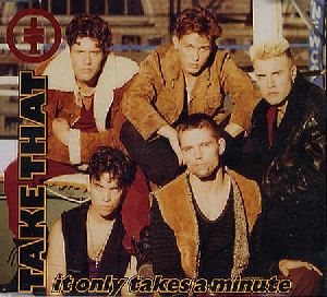 Take That It Only Takes a Minute single cover