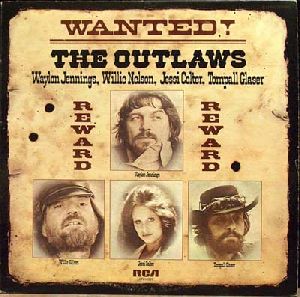 Willie Nelson - Colter Glaser Wanted The Outlaws album cover