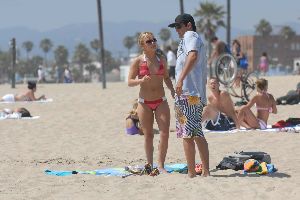 Pictures of Hayden Panettiere in bikini with her boyfriend Stephen Colletti