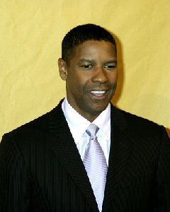 Actor Denzel Washington pictures at the 70th Anniversary Apollo T