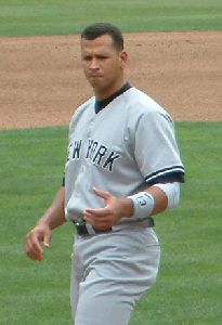 Athlete Baseball player Alex Rodriguez pictures, NYY uniform, walking