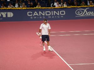 Roger Federer in Basel, Swiss Indoors 2006, semifinal against Paradorn Srichaphan