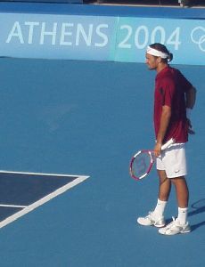 Roger Federer at the 2004 Summer Olympics