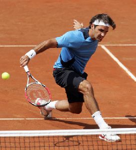 Athlete Roger Federer pictures at Rome Tennis Masters - Rome, Italy - May 7, 2007