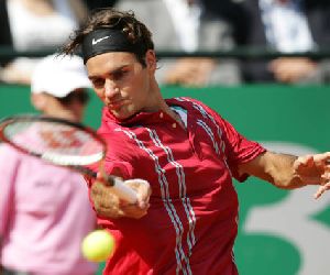 Athlete Roger Federer pictures at Rome Tennis Masters - Rome, Italy - May 10, 2007