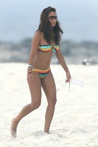 Vanessa Minnillo in Bikini at the beach