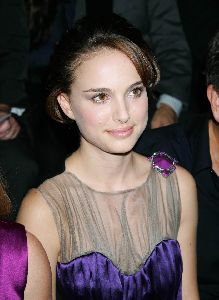 Actress Natalie Portman at some fashion show in Paris