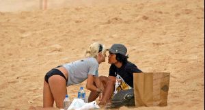 Singer Ashlee Simpson bikini pictures