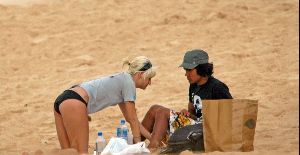 Singer Ashlee Simpson bikini pictures