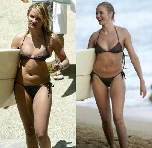 Sexy actress Cameron Diaz bikini pictures