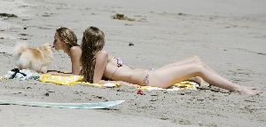 Actress Mischa Barton bikini pictures