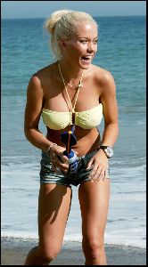 Model Kendra Wilkinson bikini pictures