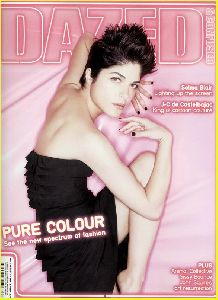 Actress Selma Blair pictures at the September 2007 cover for British style magazine Dazed and Confus