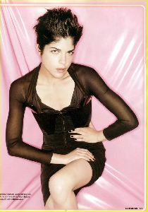 Actress Selma Blair pictures at the September 2007 cover for British style magazine Dazed and Confus