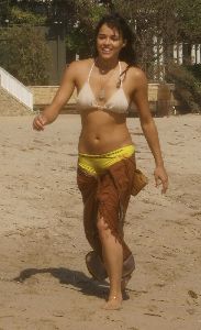 Actress Michelle Rodriguez  bikini pictures