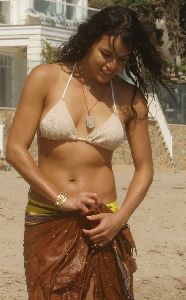 Actress Michelle Rodriguez  bikini pictures