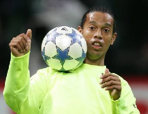 Athlete football player Ronaldinho pictures