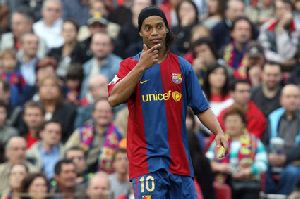 Athlete football player Ronaldinho pictures