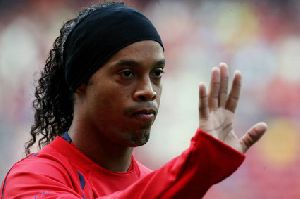 Athlete football player Ronaldinho pictures