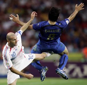 Football player Zinedine Zidane (France) pictures