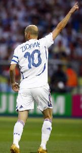 Football player Zinedine Zidane (France) pictures