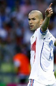 Football player Zinedine Zidane (France) pictures