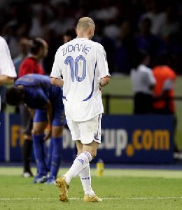 Football player Zinedine Zidane (France) pictures