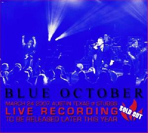 Blue October - Live at Stubbs album cover