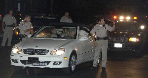 Sexy Britney Spears picture pulled over by four cops