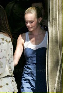 Actress Kate Bosworth picture grabs lunch at Sur restaurant on Robertson Blvd. in West Hollywood