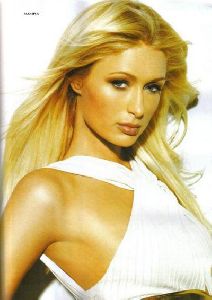 Sexy Paris Hilton picture/photo at Elle magazine