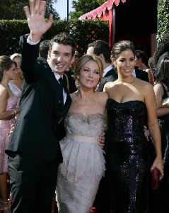 Ana Ortiz and Becki Newton photo/pics at the 59th Emmy Awards