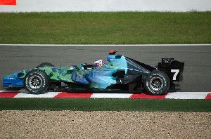 Jenson button picture driving for Honda at the 2007 Belgian Grand Prix