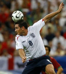 Frank Lampard pictures at the World Cup 2006