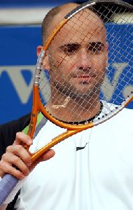 Andre Agassi pictures at 2005 Telecom Master Series ATP in Italy