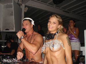 DJ Niki Belucci sexy topless pic