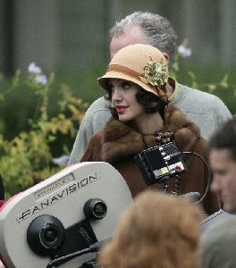 Angelina Jolie pic on the set of her new movie The Changeling