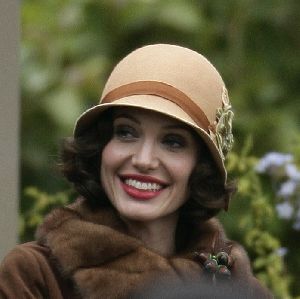 Angelina Jolie pics on the set of her new movie The Changeling