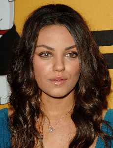 Sexy actress Mila Kunis picture attending the Family Guy's 100th episode party in October 2007