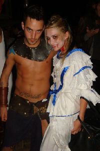 Ashley Olsen and Marc Jacobs at a Halloween party