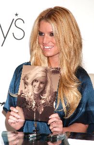 Sexy Jessica Simpson pictures at the launch of her new fashion line