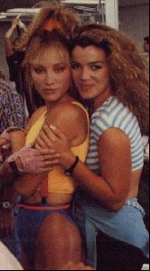 claudia christian with a female co-star