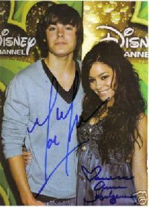 VANESSA ANNE HUDGENS : vanessa+zac=autograph