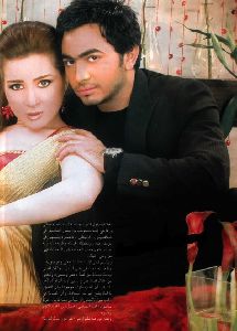 Tamer Hosny and May Ezzideen