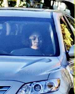 Vanessa Hudgens pictures taking a rid in her parents Camry after she got the driving license