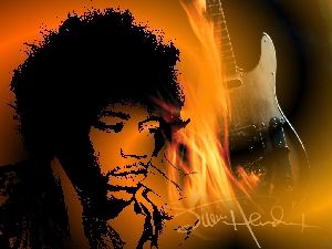 Jimi Hendrix : hendrix fender flames final