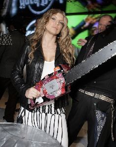 Fergie pictures at the opening of the Hard Rock Hotel in San Diego