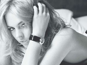 Lindsay Lohan black and white pictures