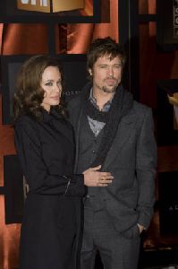 Angelina Jolie and Brad Pitt at the 13th Annual Critics Choice Awards on January 7th, 2008